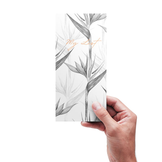 Magnetic Notepad Sketch Strelitzia