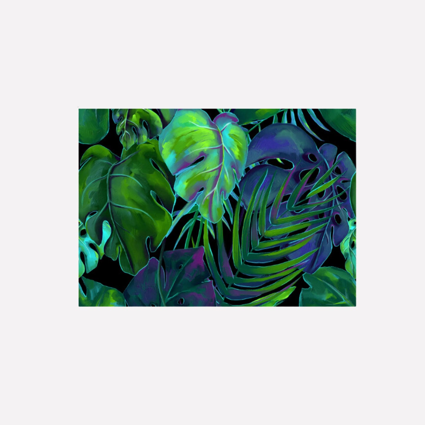 Disposable Paper Placemat Tropic Paradise Greenery