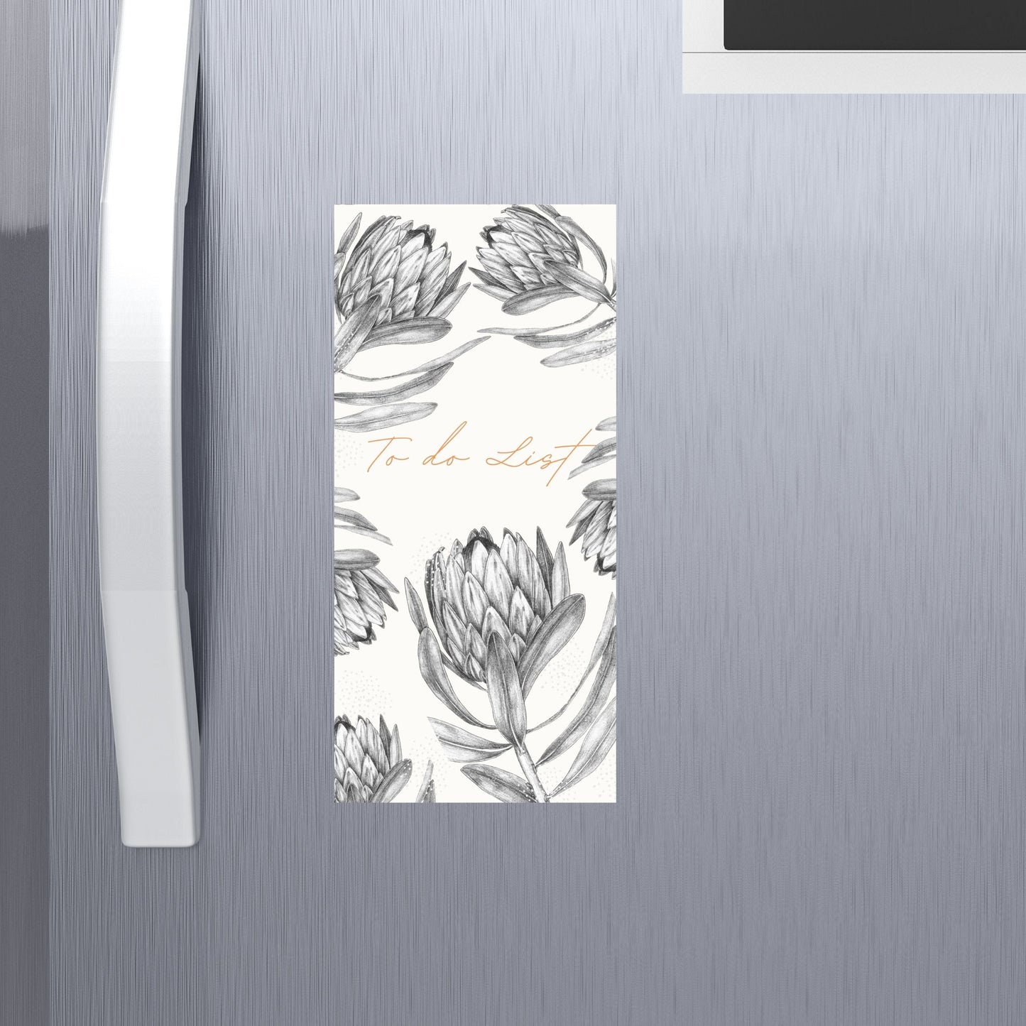 Magnetic Notepad Sketch Protea