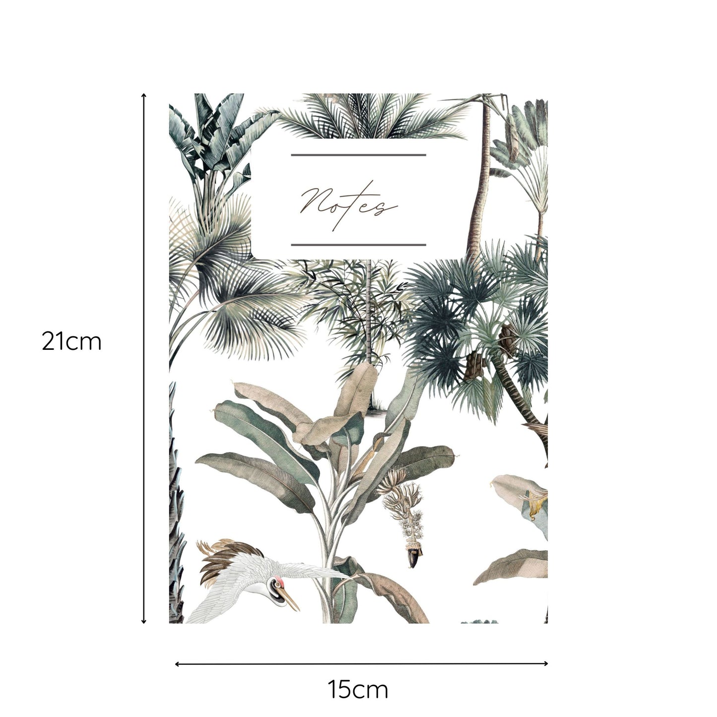 Soft Cover A5 Notebook Exotic Zanana Light