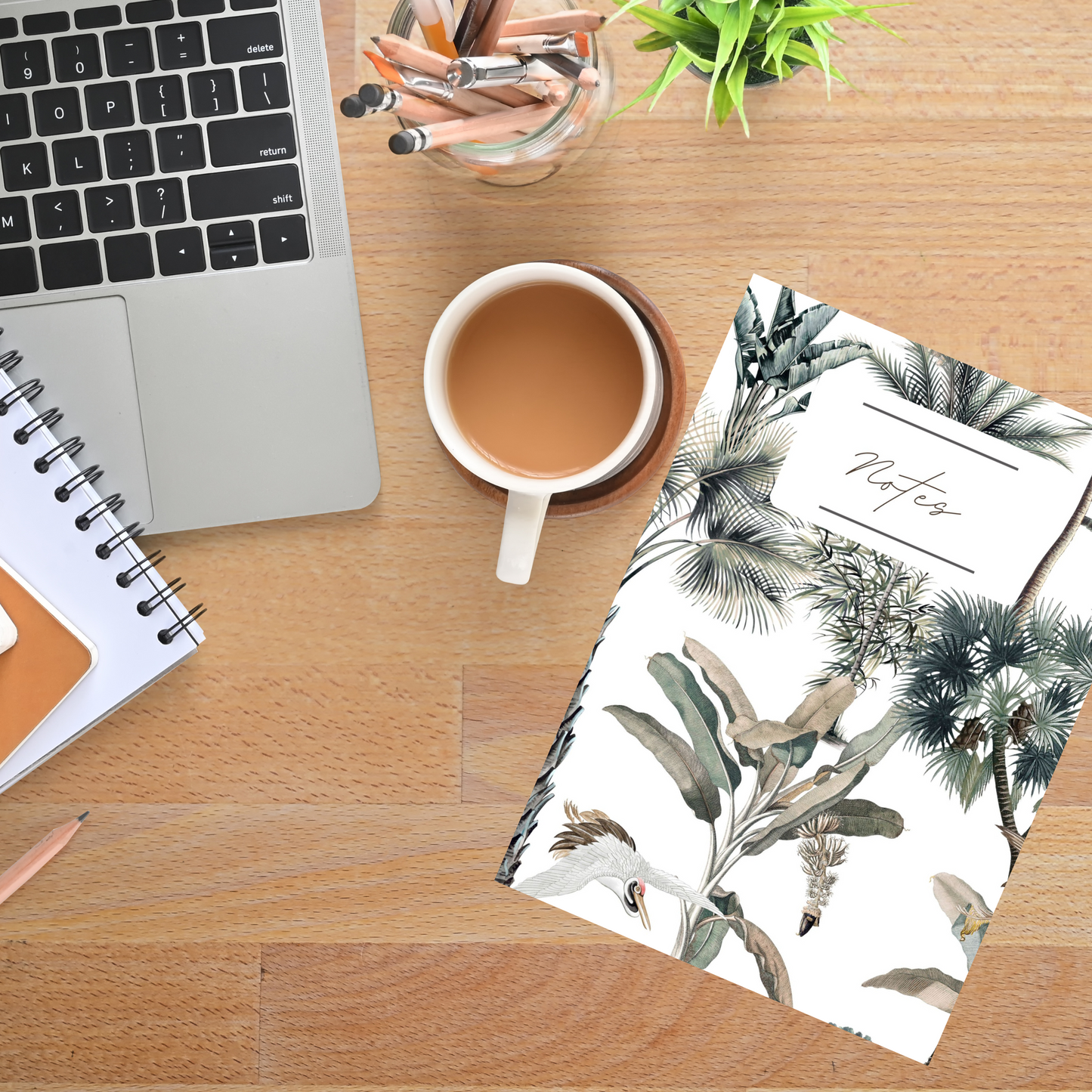Soft Cover A5 Notebook Exotic Zanana Light