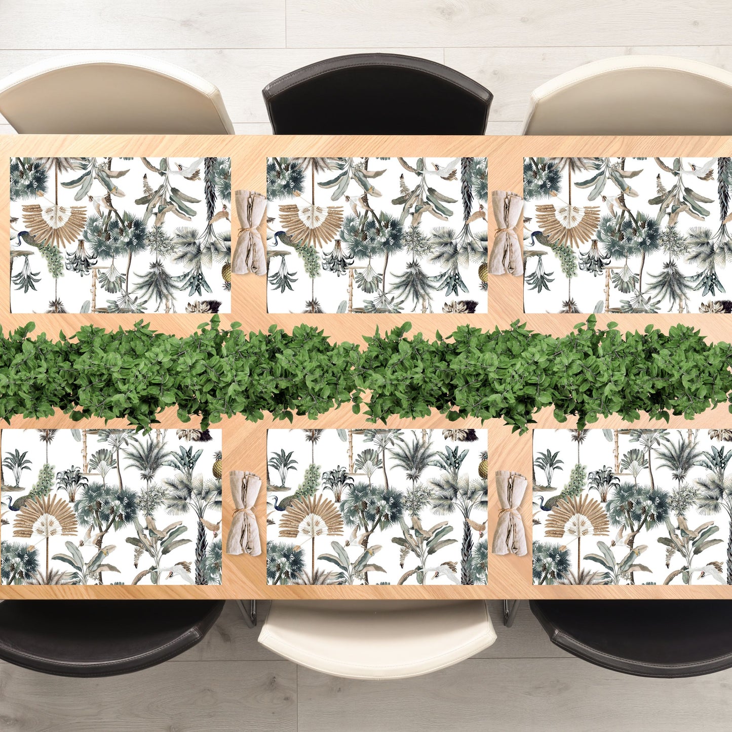 Disposable Paper Placemat Exotic Zanana Light