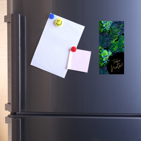 Magnetic Notepad Tropic Paradise Greenery