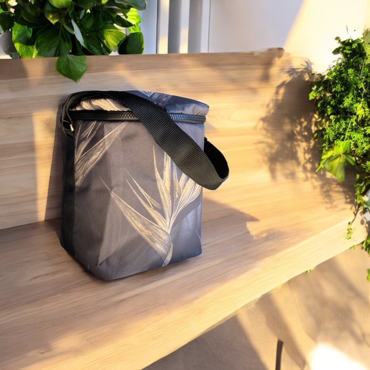 Tall Cooler Bag Strelitzia Dark