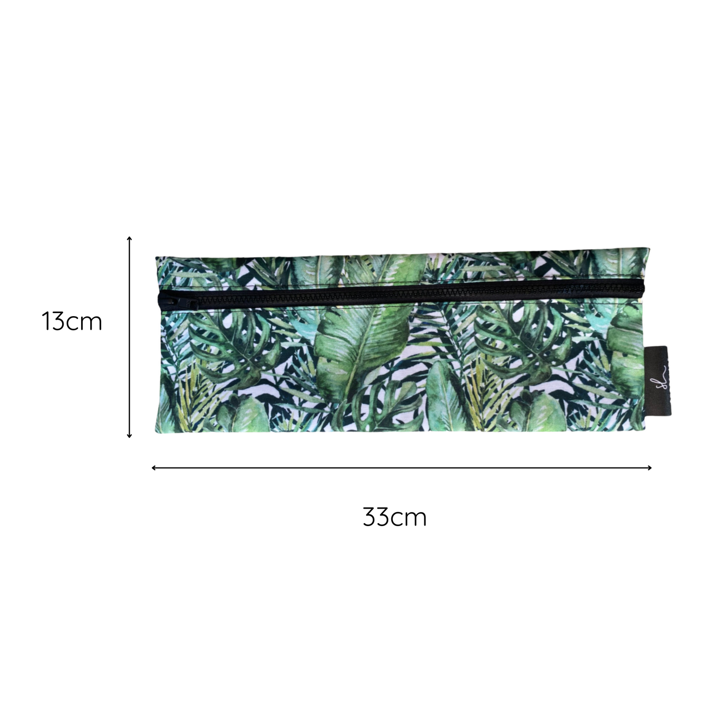 Pencil Bag Tropical Leaf