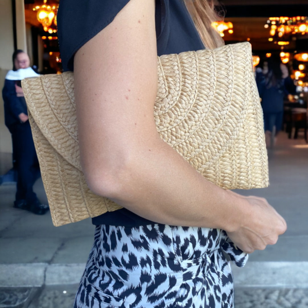 Shoreline Pringle Bay Clutch Bag Tan