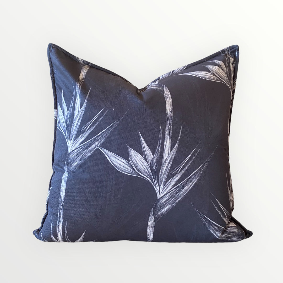 Shoreline Strelitzia Dark Cushion Cover