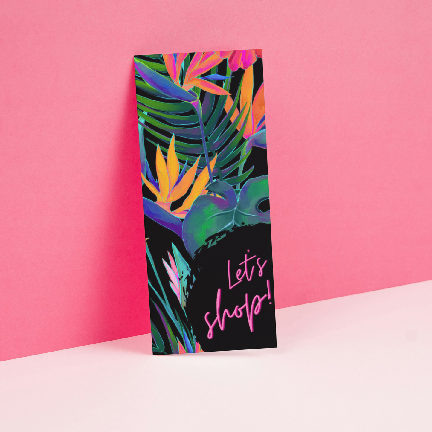 Magnetic Notepad Tropic Paradise Floral
