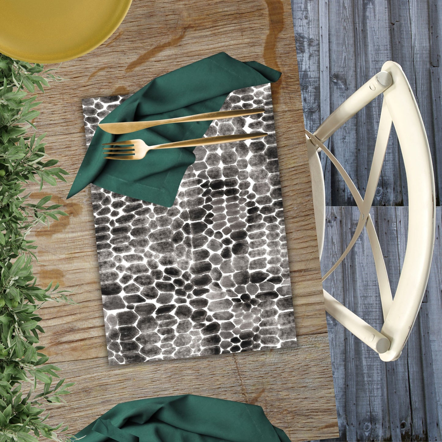 Disposable Paper Placemat Wildside Snake