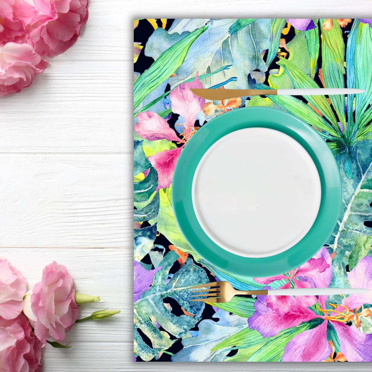 Disposable Paper Placemat Valdivian Watercolour