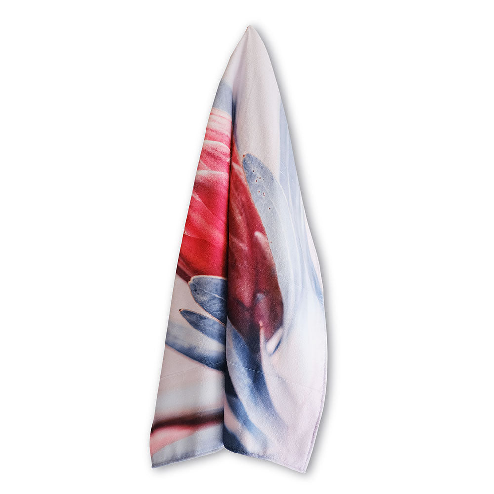 Shoreline Protea Microfiber Standard Beach Towel