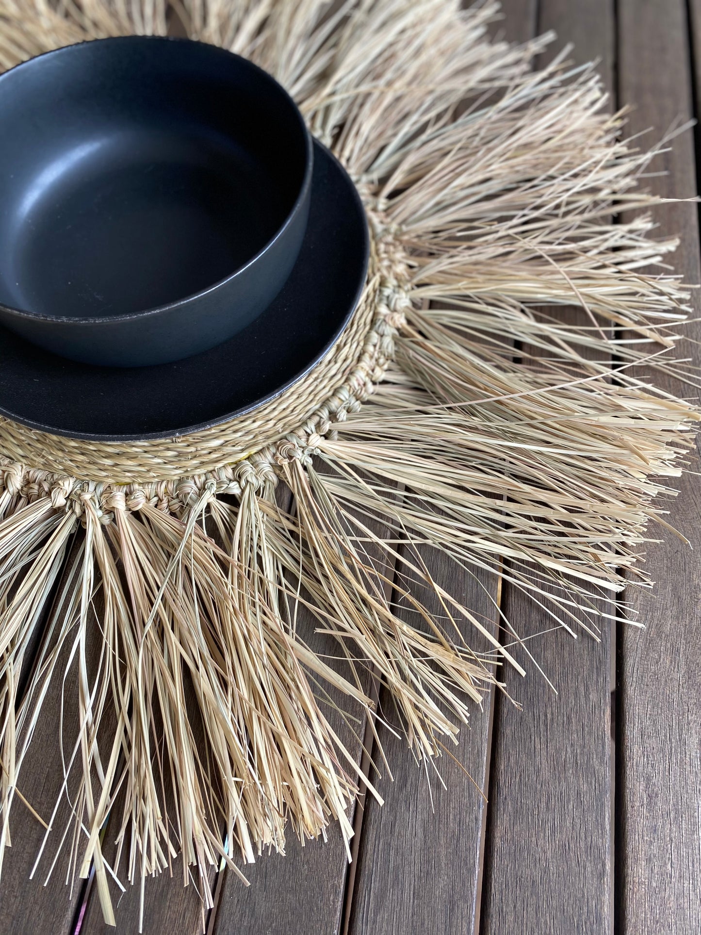 Shoreline Sedgefield Fringed Placemat