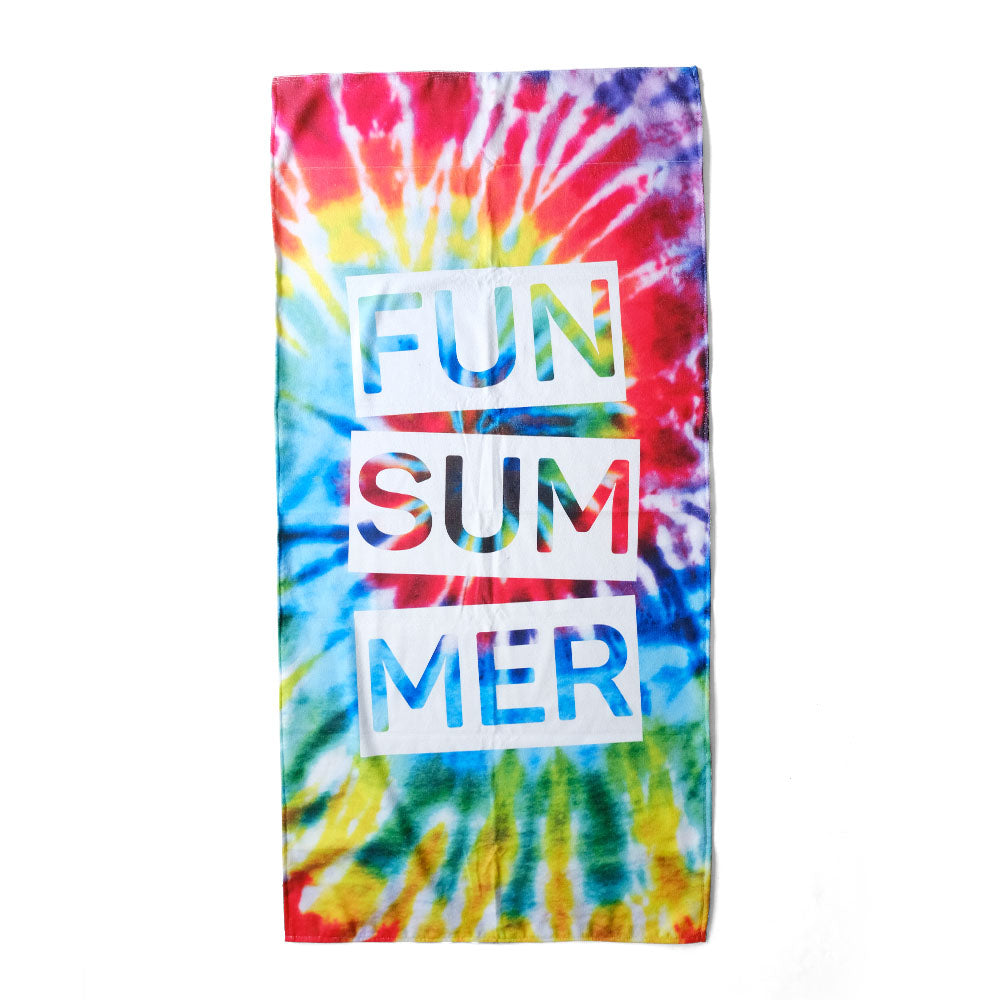 Shoreline Fun Summer Microfiber Standard Beach Towel