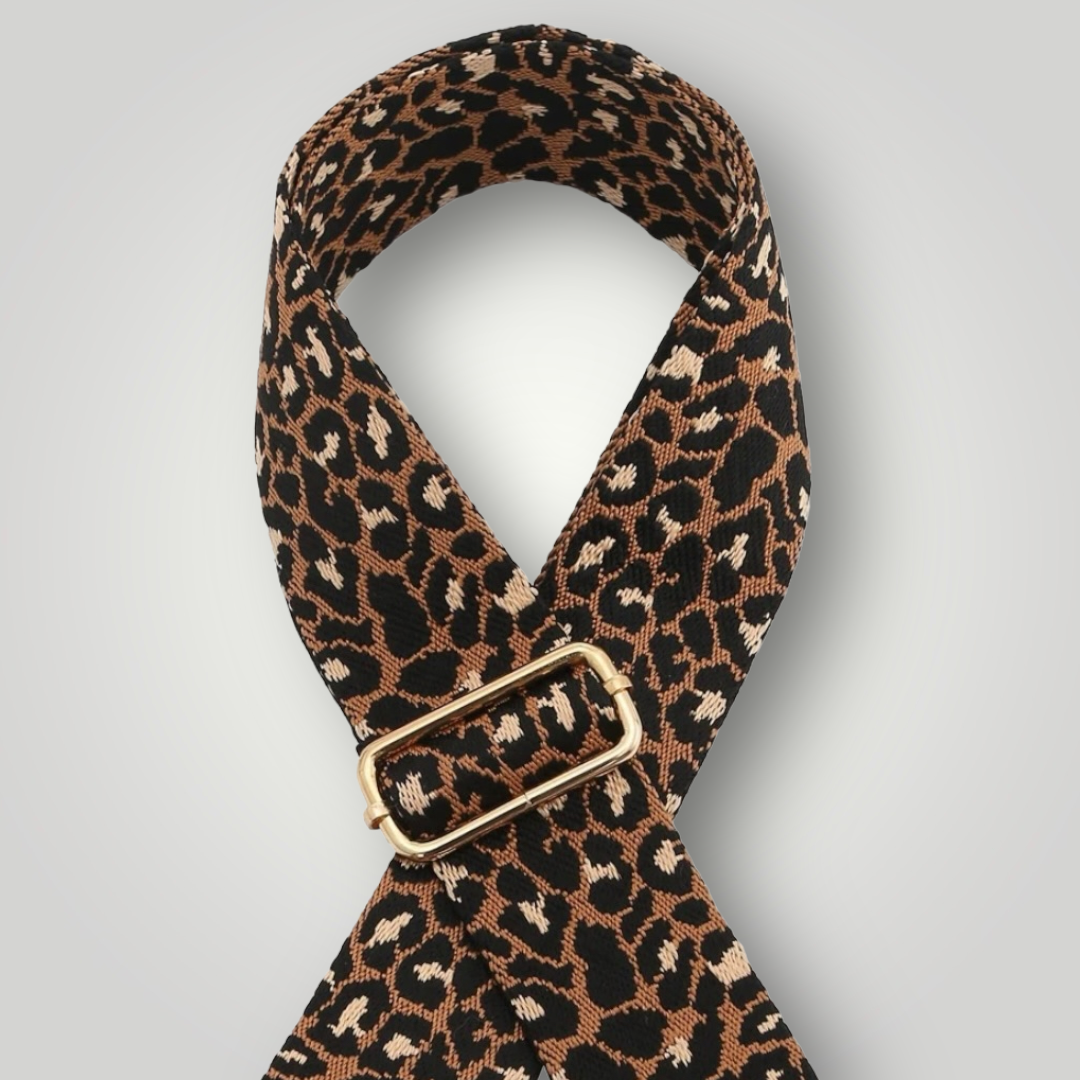 Shoreline Bag Strap Wide Leopard