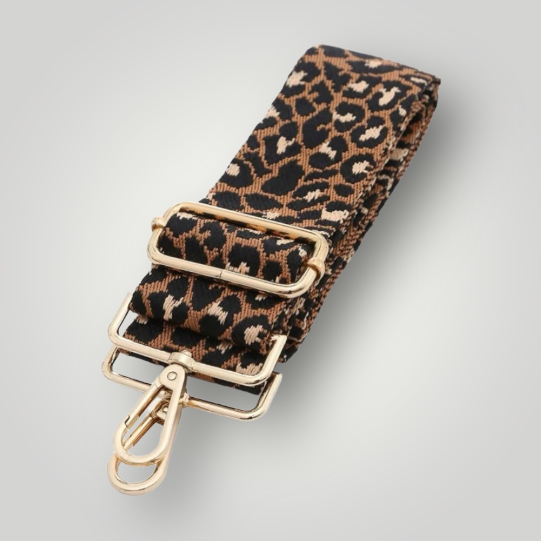 Shoreline Bag Strap Wide Leopard