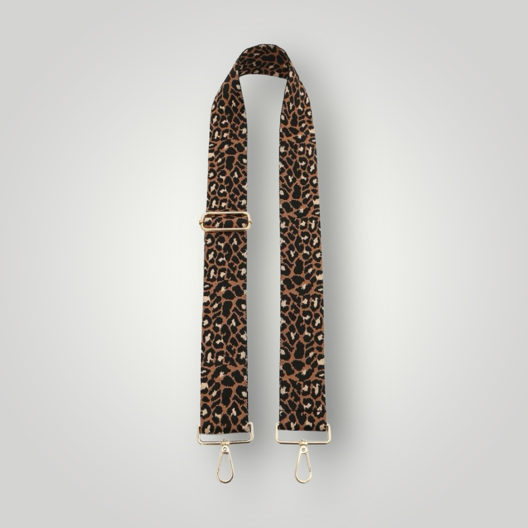 Shoreline Bag Strap Wide Leopard