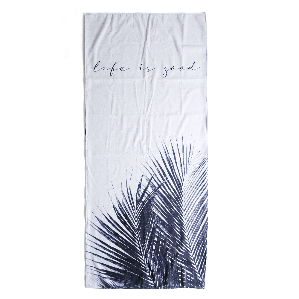 Shoreline Life is Good Microfiber Beach Towel