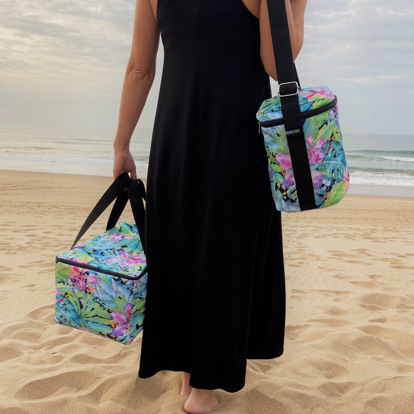 Tall Cooler Bag Valdivian Watercolour