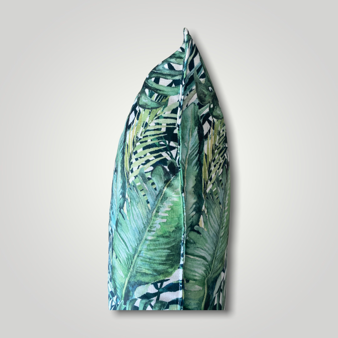 Shoreline Tropical Leaf Scatter Cushion