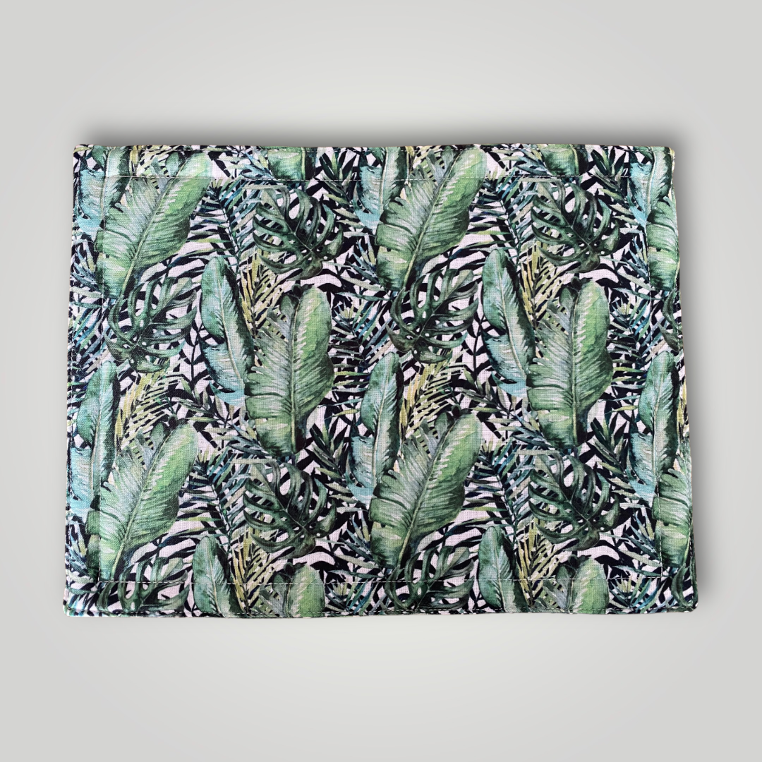 Shoreline Printed Placemat Tropical Leaf
