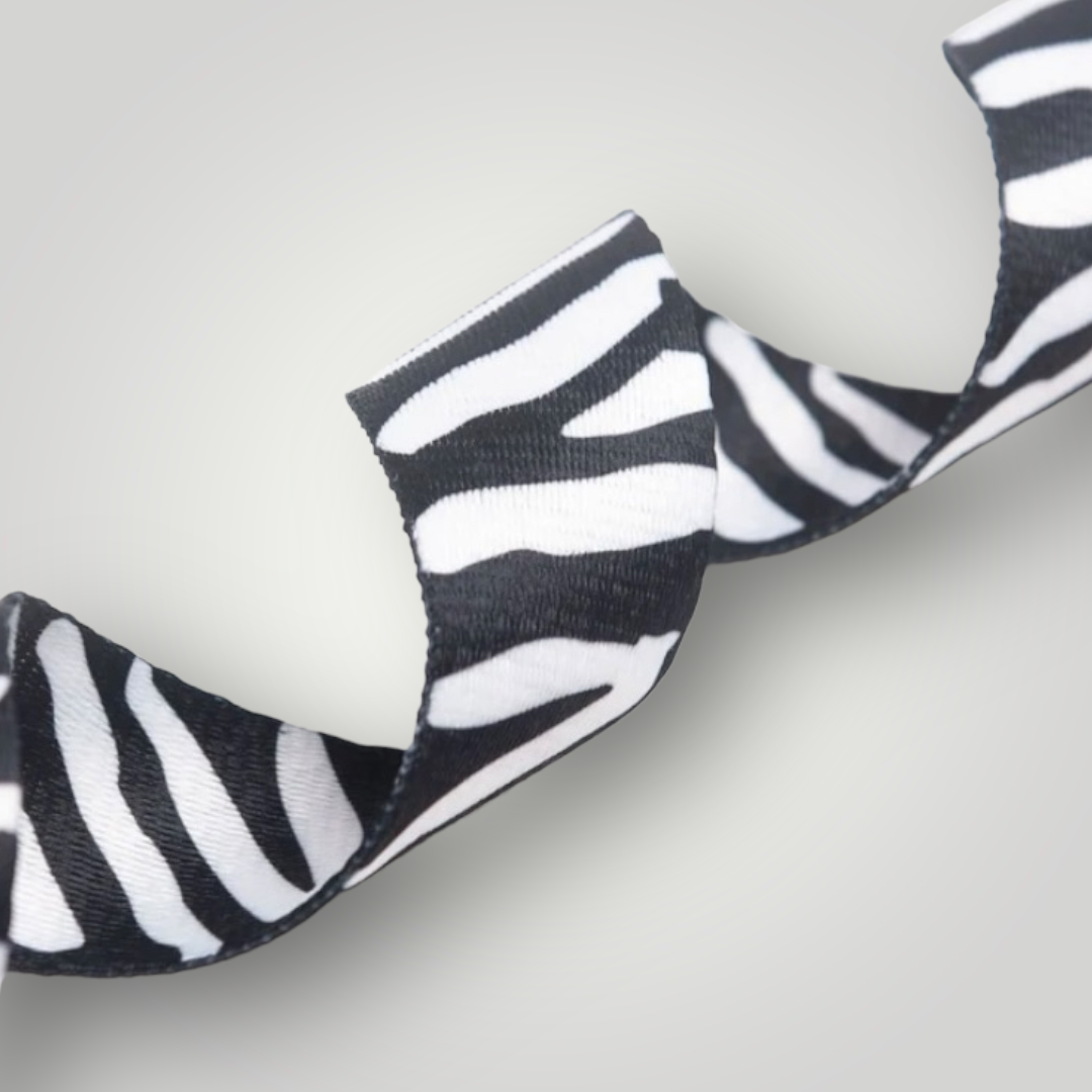 Shoreline Bag Strap Zebra Black White