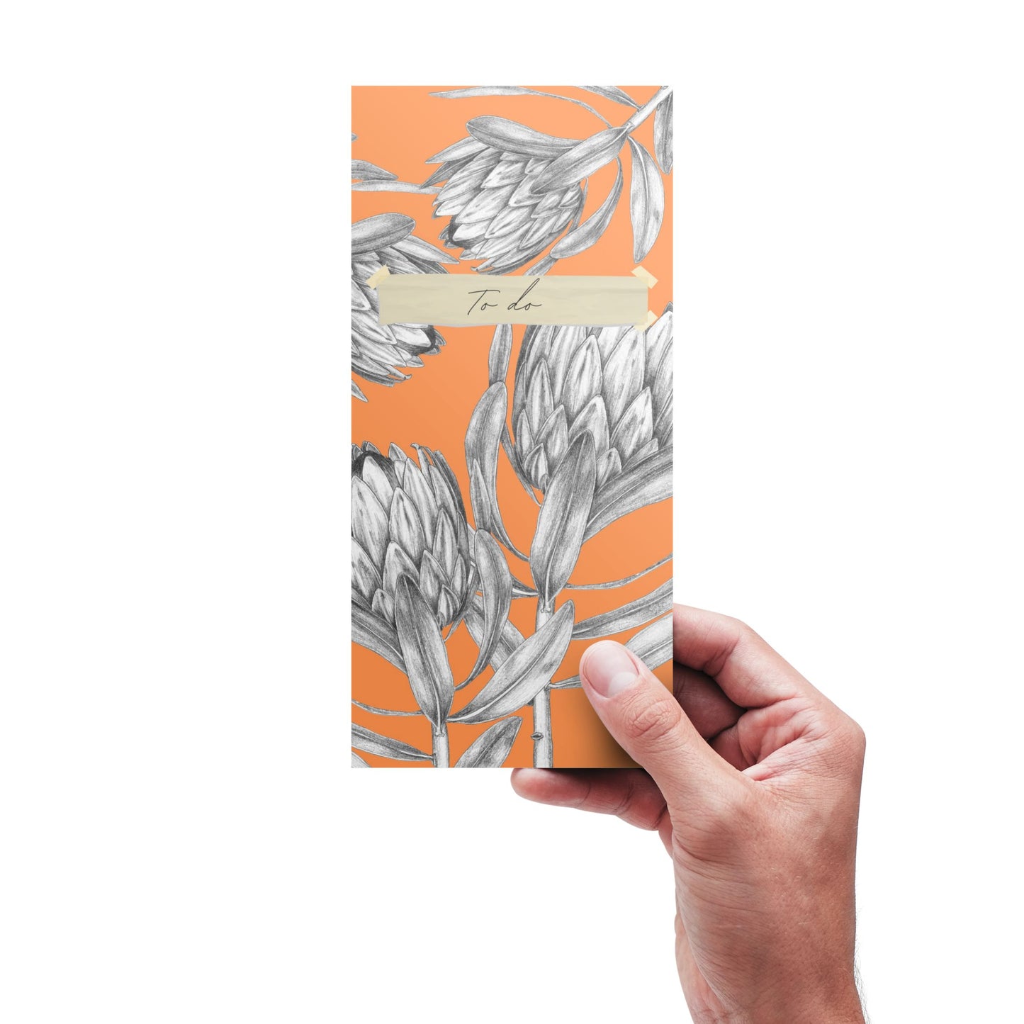 Shoreline Notepad Protea Burnt Orange