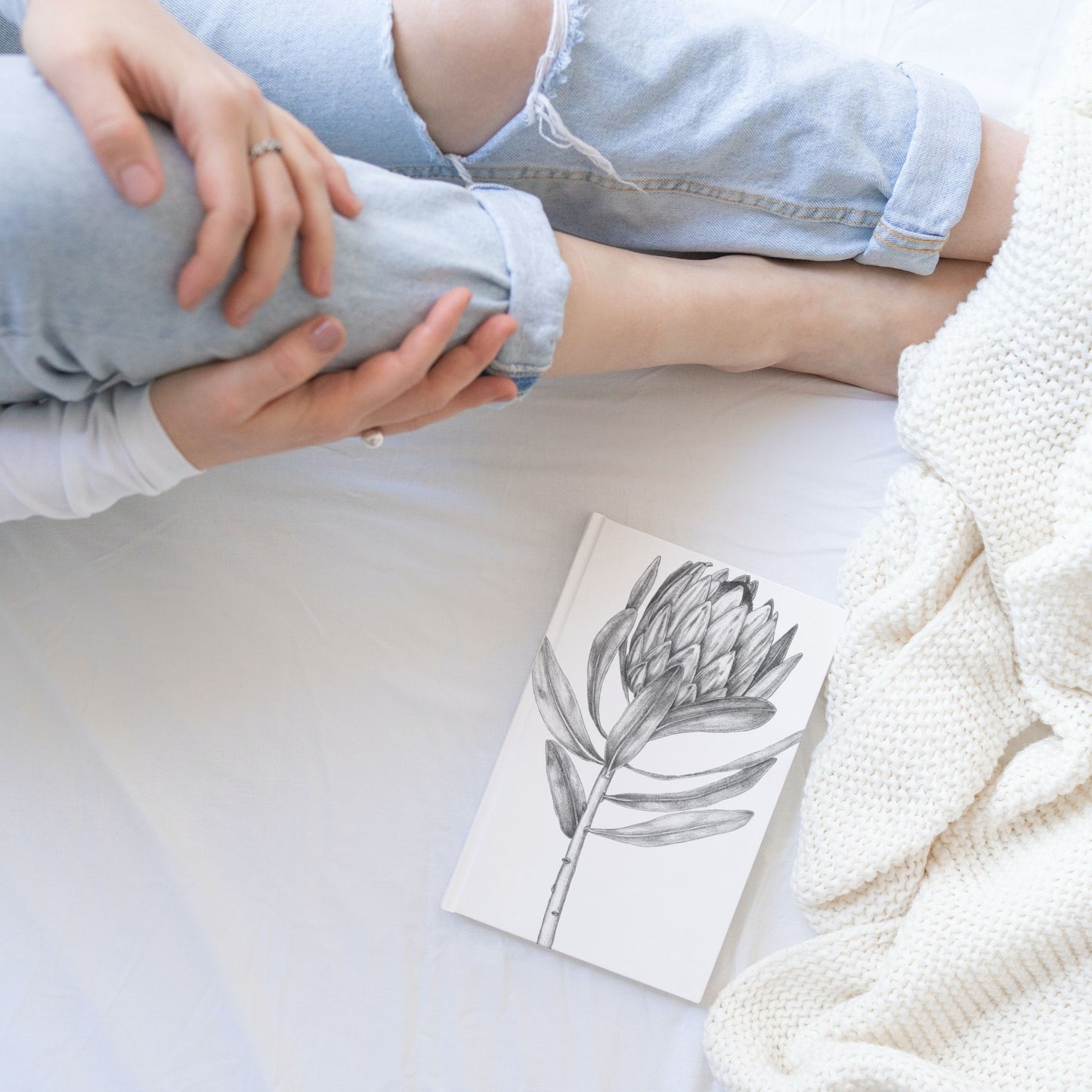 Shoreline Soft Cover A6 Notebook Protea Sketch