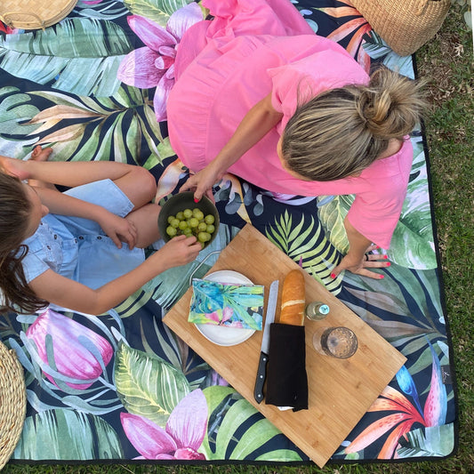 Shoreline Picnic Mat Orchid Tropics