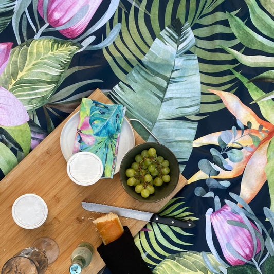 Shoreline Picnic Mat Orchid Tropics