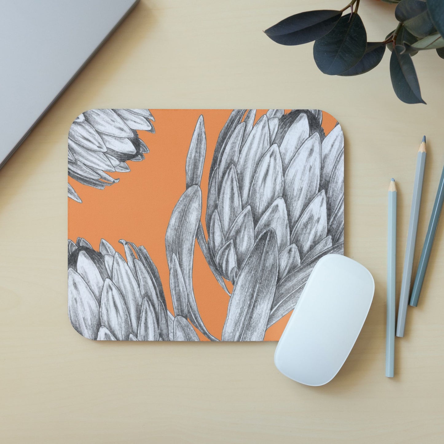 Shoreline Mousepad Protea Burnt Orange
