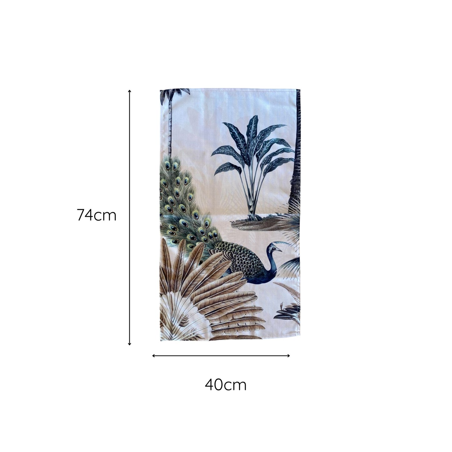 Tea Towel Exotic Zanana Peacock