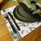 Shoreline Disposable Paper Placemat Exotic Zanana Light
