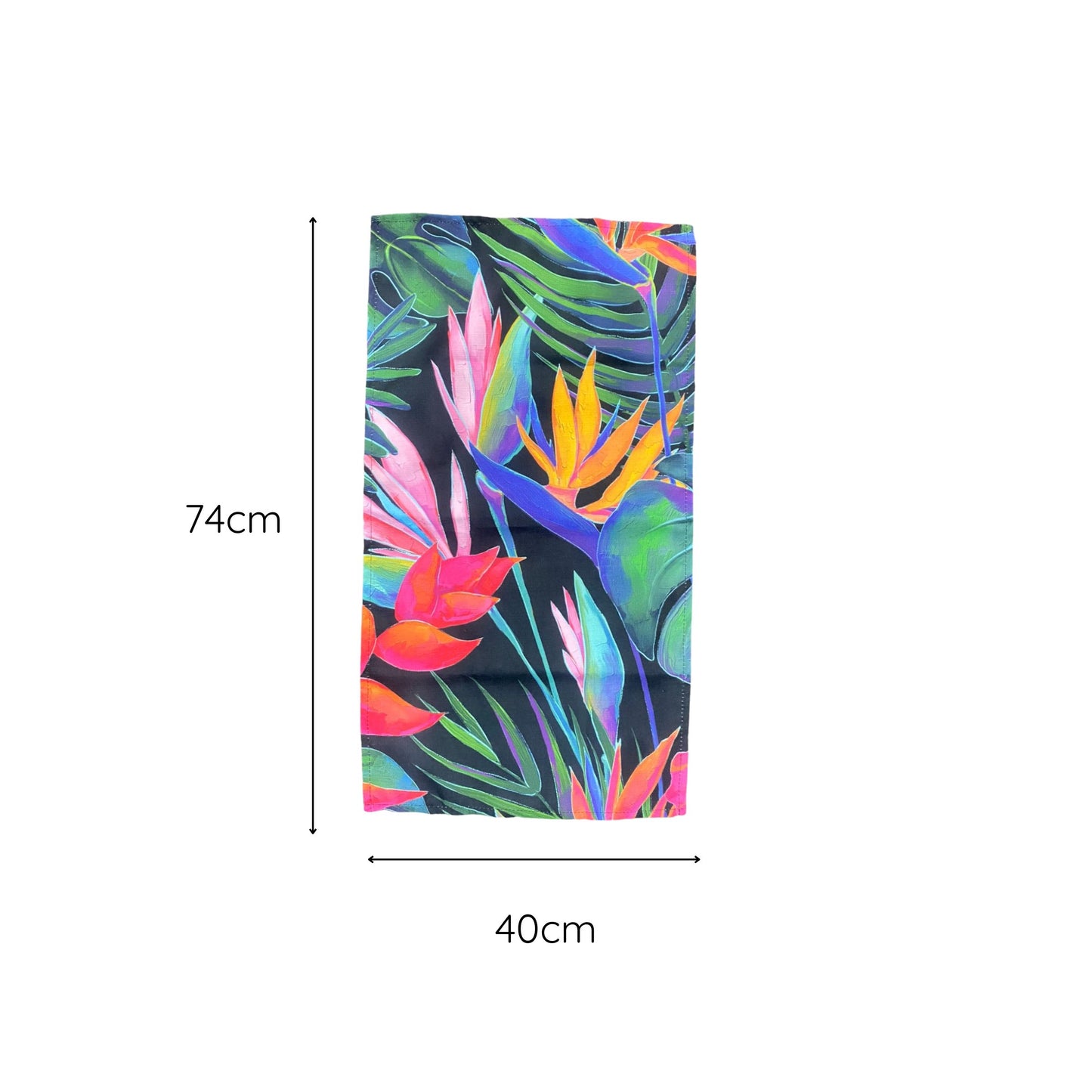 Tea Towel Tropic Paradise Floral