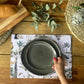 Shoreline Disposable Paper Placemat Exotic Zanana Light