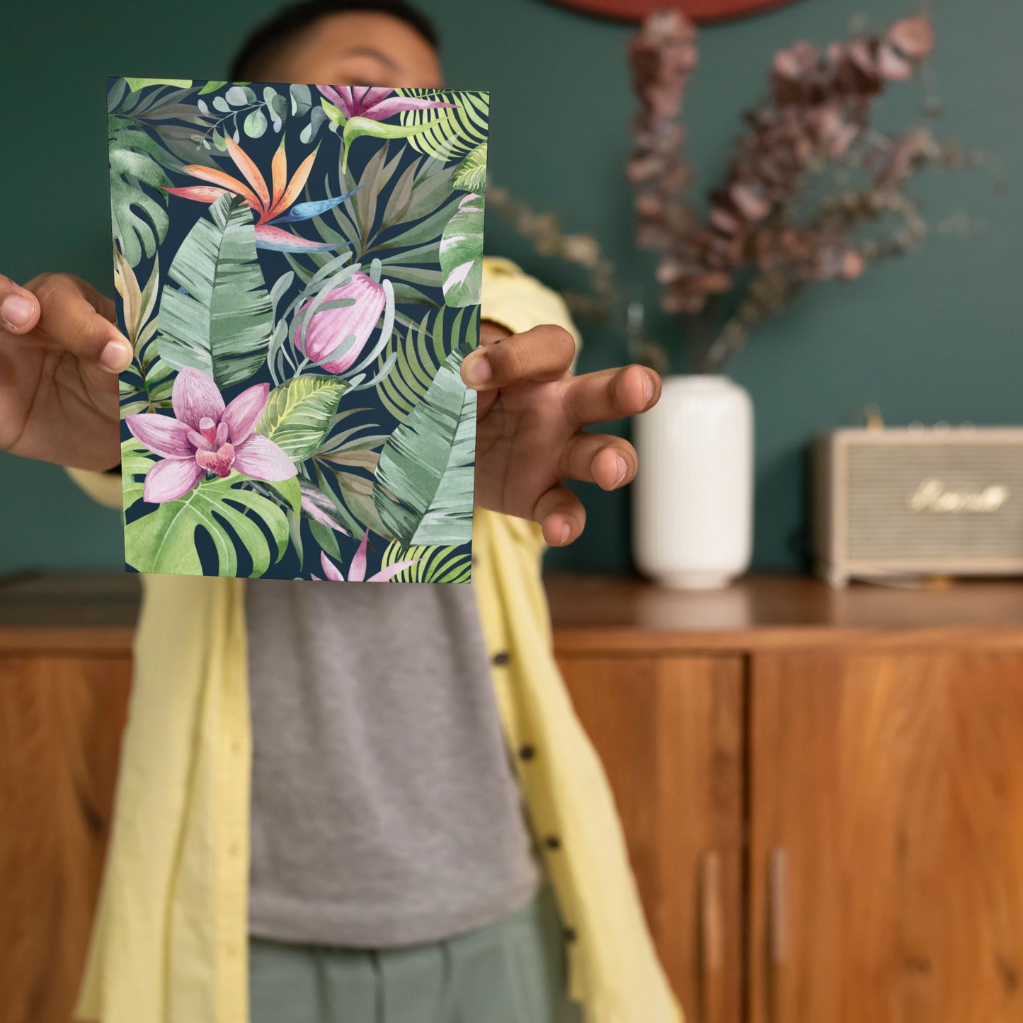 Shoreline Soft Cover A6 Notebook Orchid Tropics Dark
