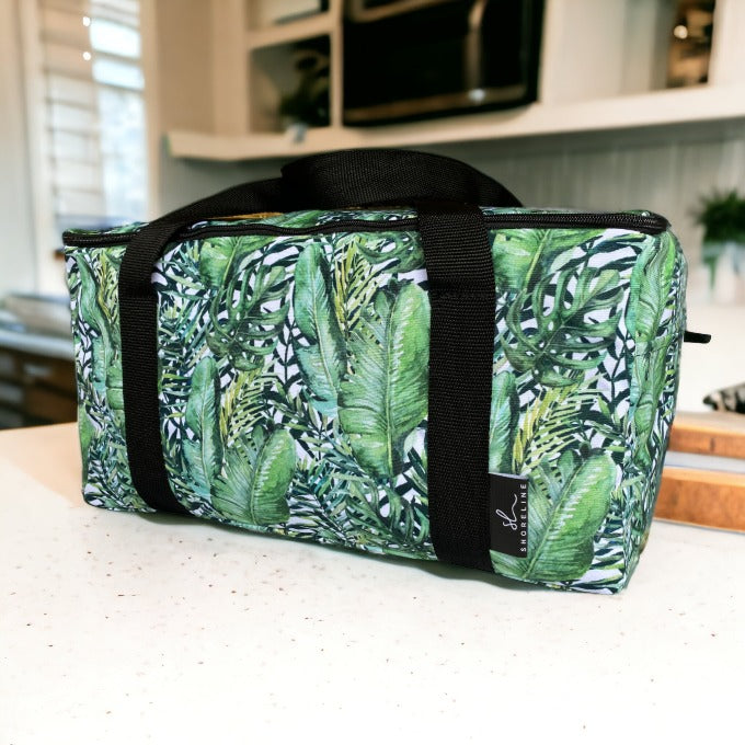 Shoreline Family Cooler Bag Tropical Leaf