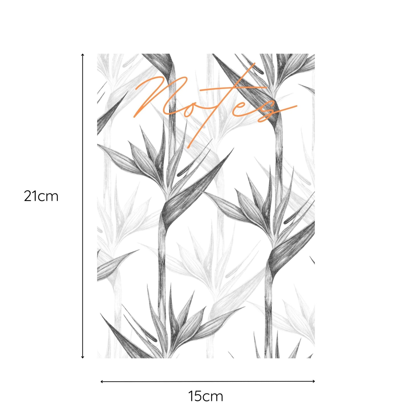 Soft Cover A5 Notebook Sketch Strelitzia