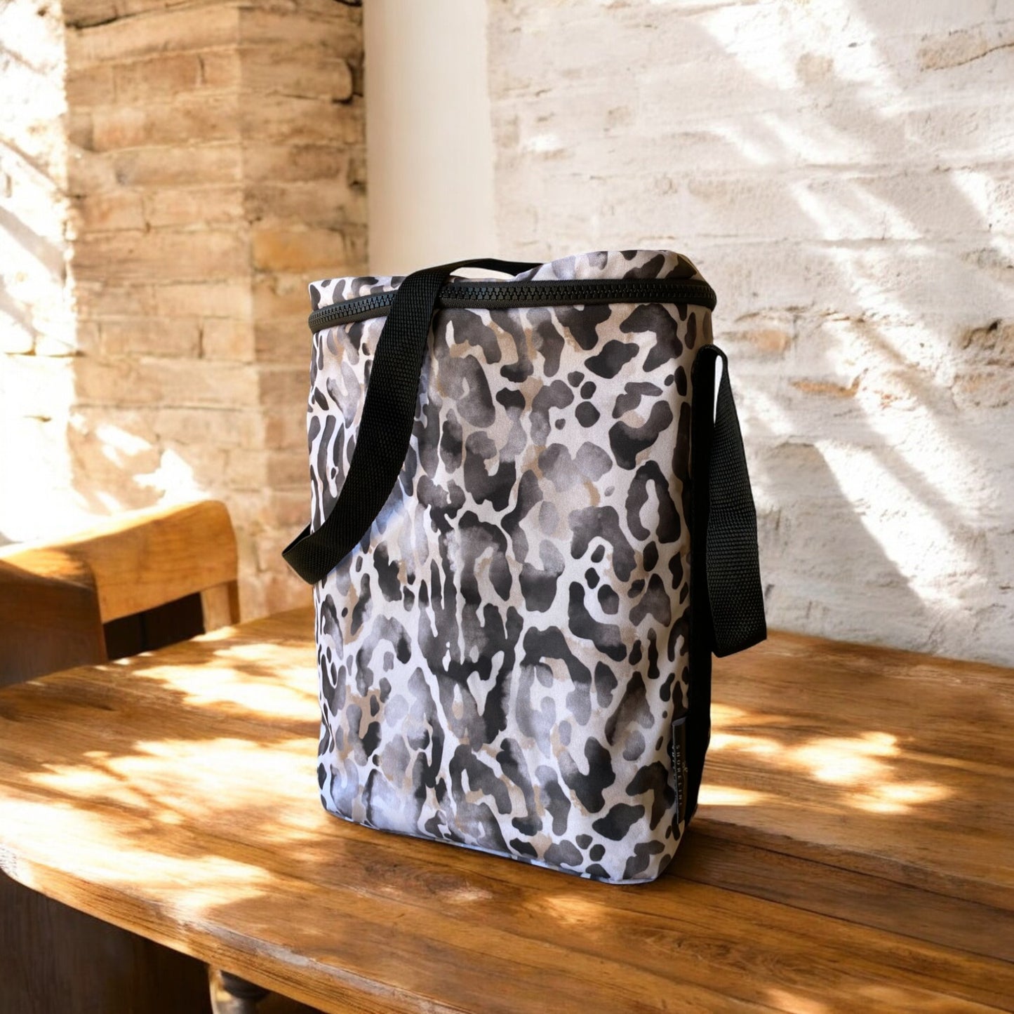 Double Wine Cooler Bag Wildside Leopard