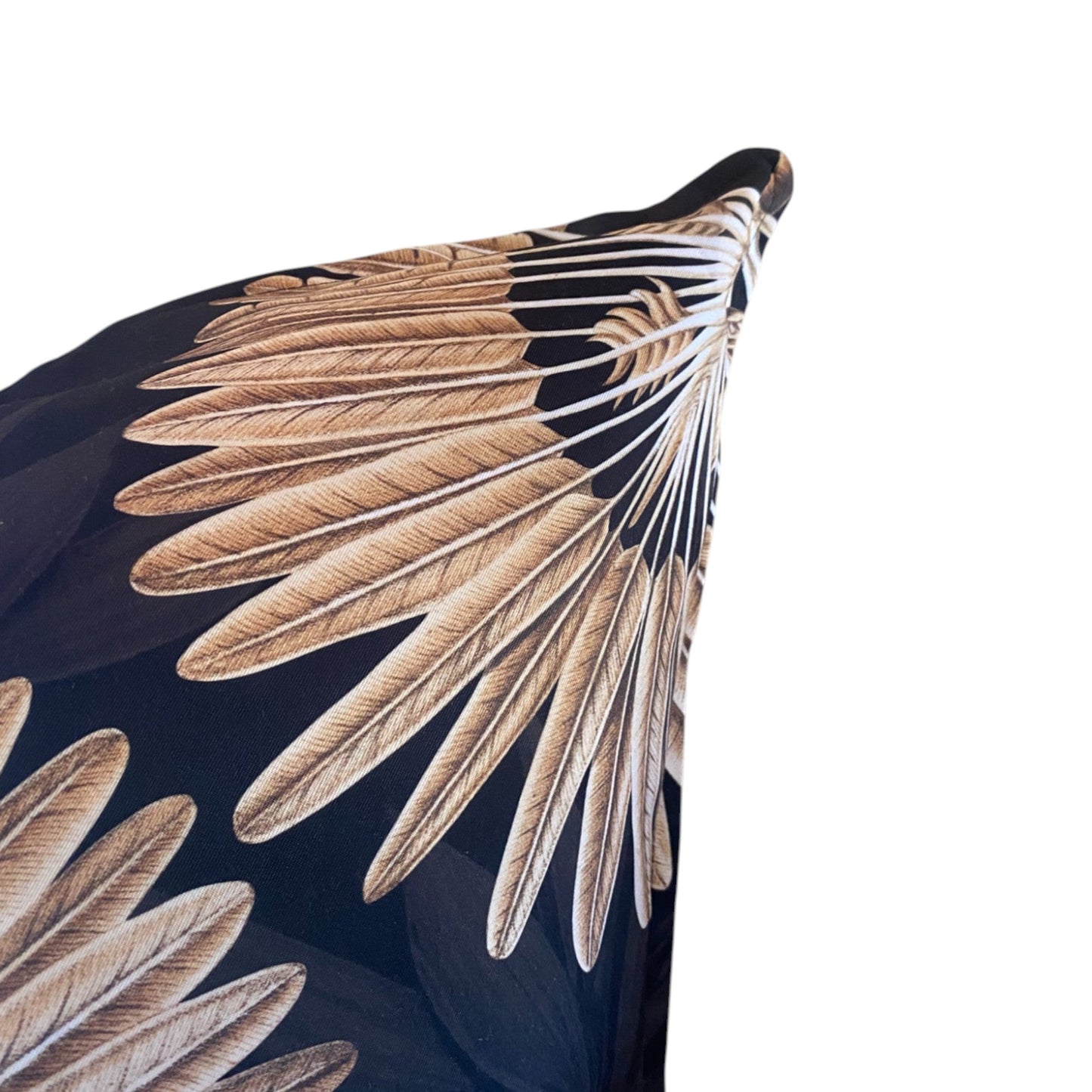 Safari Luxe Palm Grove Cushion Cover - Dark Golden
