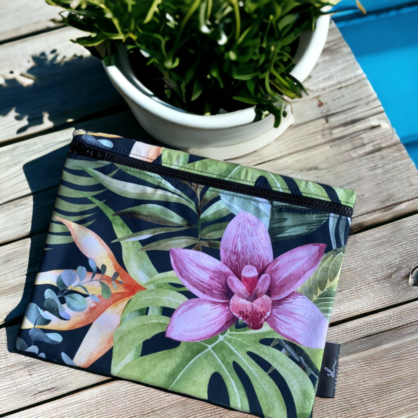 Shoreline Waterproof Bag Orchid Tropics