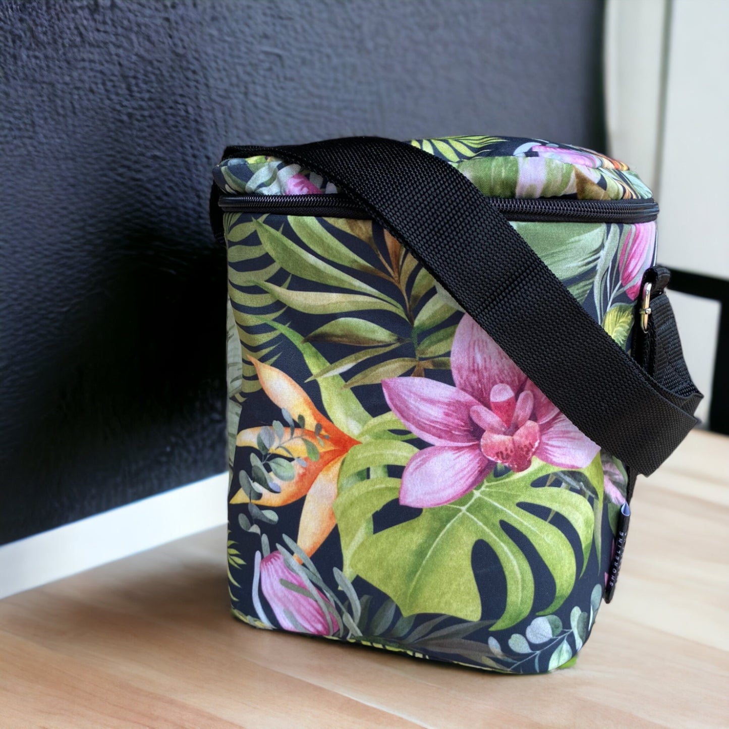 Shoreline Tall Cooler Bag Orchid Tropics