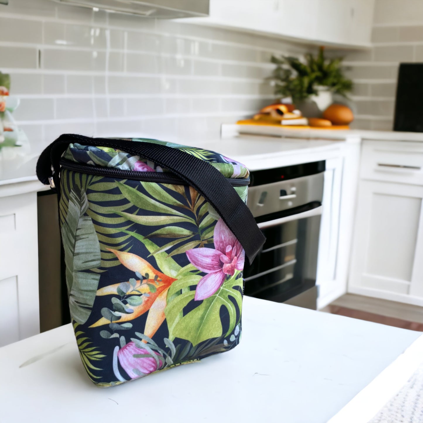 Shoreline Tall Cooler Bag Orchid Tropics