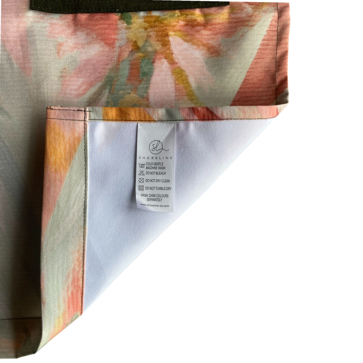 Summer Haze Palm Leaf Apron - Muted Pastels