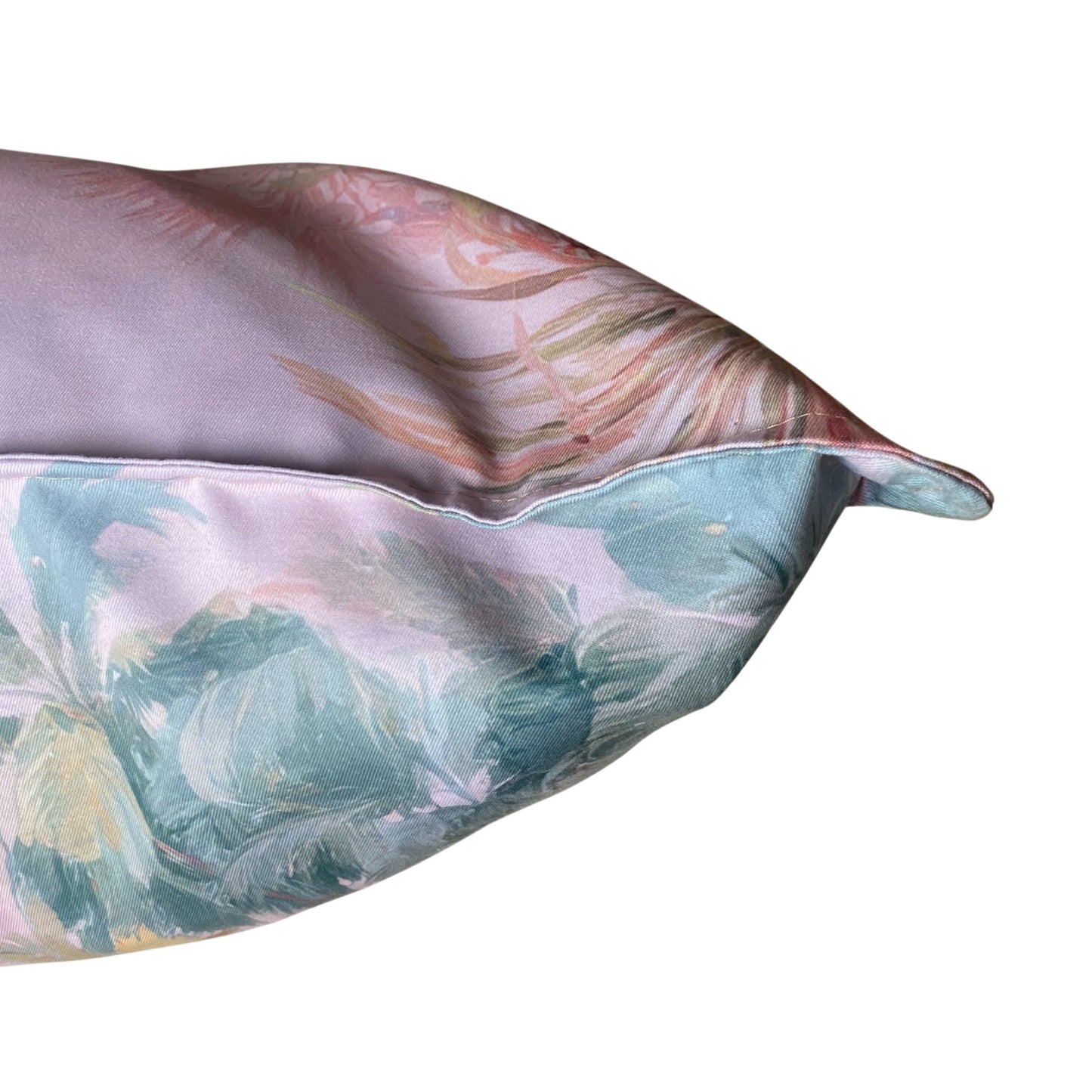 Summer Haze Jungle Landscape Cushion Cover - Muted Pastel