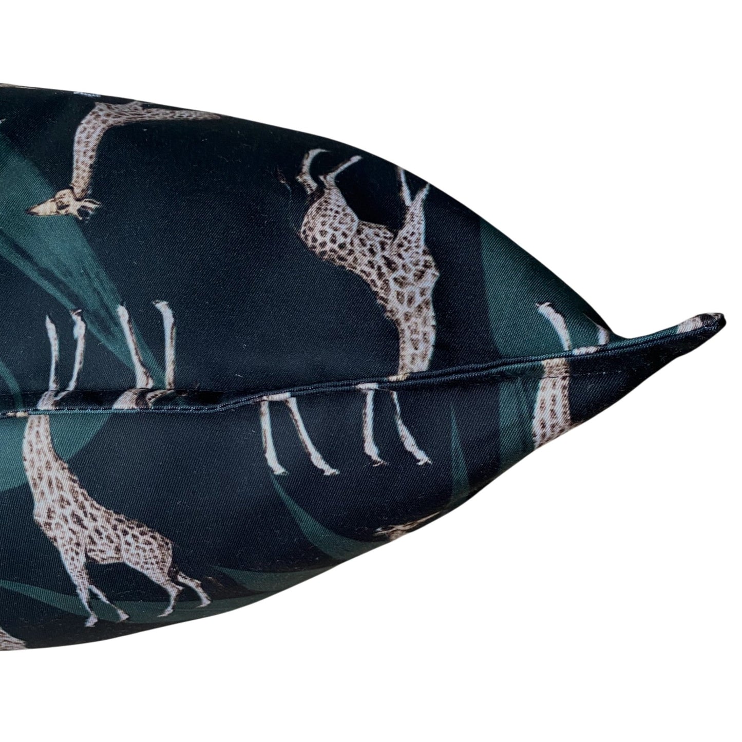 Safari Luxe Giraffe Cushion Cover - Dark Golden