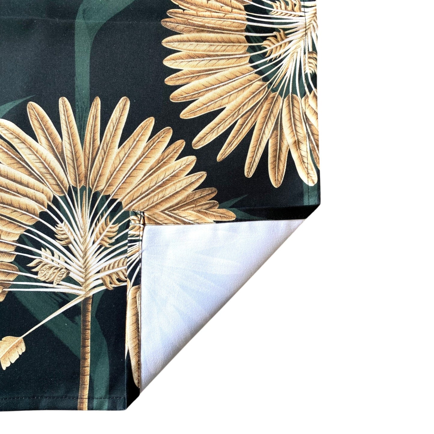 Safari Luxe Palm Grove Tea Towel - Dark Golden