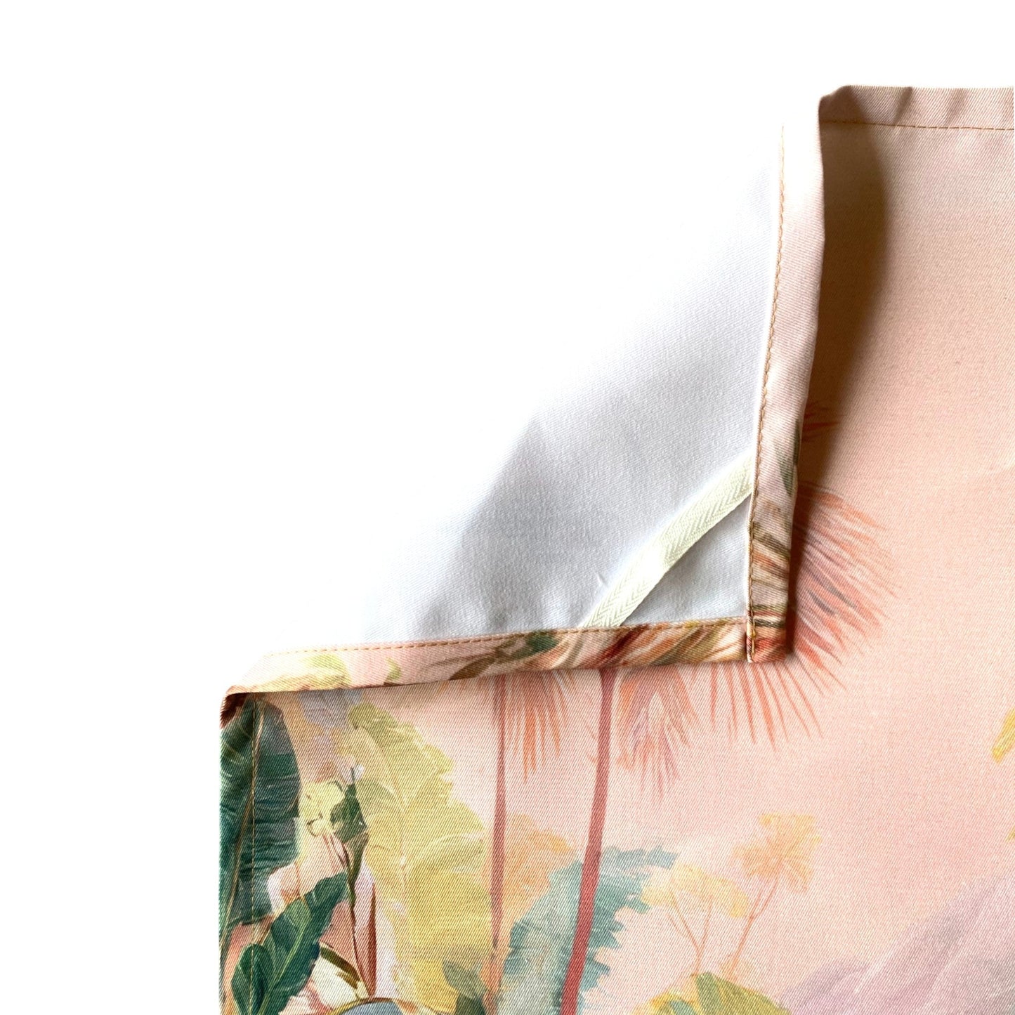 Summer Haze Jungle Landscape Tea Towel - Muted Pastels