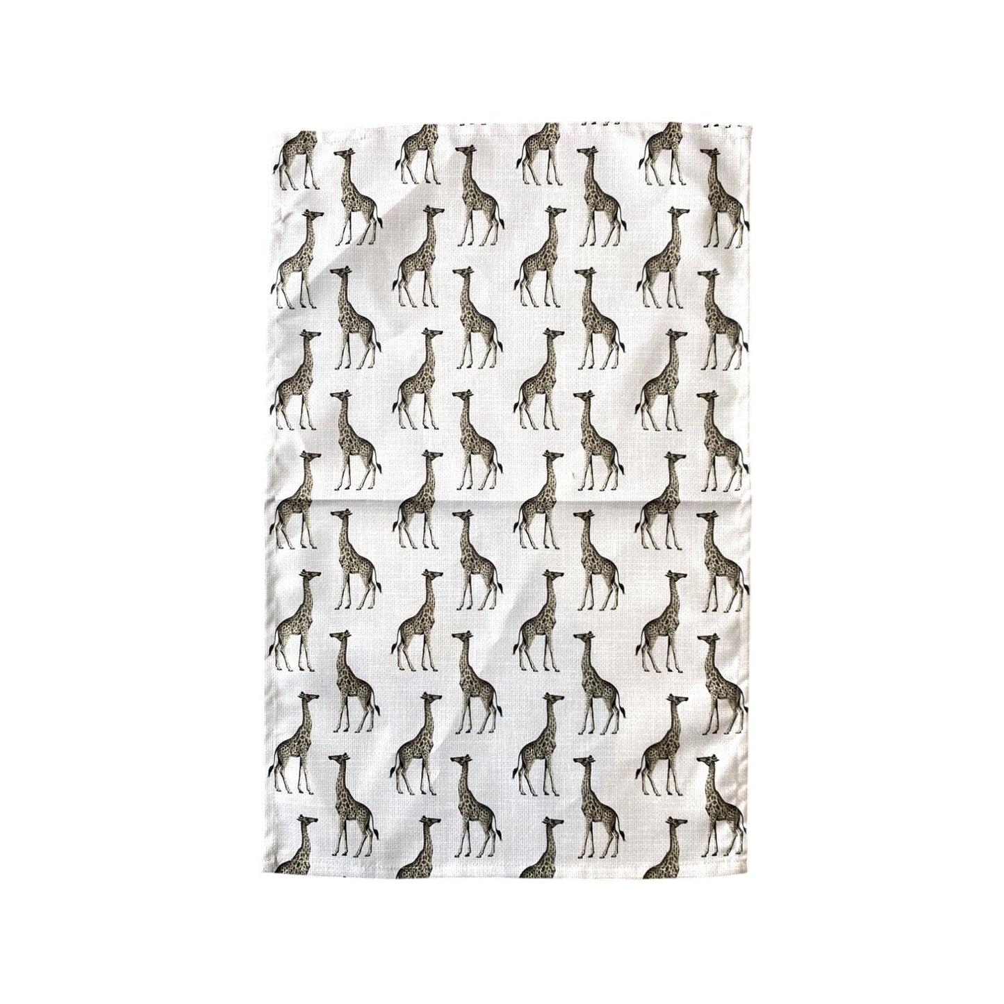Safari Luxe Giraffe Tea Towel - Natural