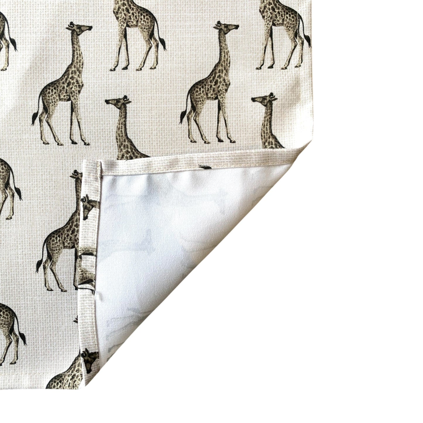 Safari Luxe Giraffe Tea Towel - Natural