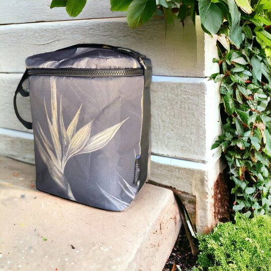 Tall Cooler Bag Strelitzia Dark
